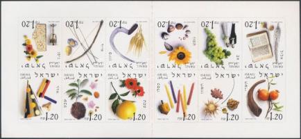 Months of the Year self-adhesive stamp-booklet Az év 12 hónapja öntapadós bélyegfüzet