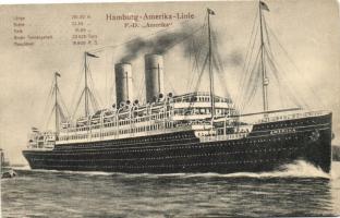 Hamburg-Amerika-Linie, P.-D. Amerika / Transatlantic passanger ship (EK)