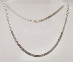 Ezüst  nyaklánc, Ag., nettó: 8,9gr., jelzett, 43cm / Silver  necklace, Ag, net. 8,9gr, marked, 43cm