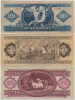 1949. 20Ft + 100Ft + 1951. 50Ft T:III,III-