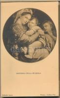 Firenze, Galeria Pitti / postcard booklet with 20 art posctards, with slightly damaged cover