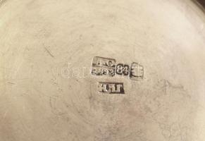 Ezüst, orosz fűszertartó (Moszkva, 1893),  Ag., nettó:59,3gr., jelzett, 6,5cm / Silver, Russian spic...