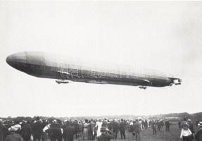 26 db MODERN, reprint motívum képeslap, léghajó és gróf Zeppelin motívummal, 9 lapon emlékbélyegzés,...