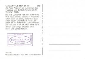 26 db MODERN, reprint motívum képeslap, léghajó és gróf Zeppelin motívummal, 9 lapon emlékbélyegzés,...