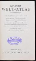 Knaurs Welt-Atlas. Berlin, 1928, Th. Knaur Nachf. Verlag. 410 p.  Kiadói egészvászon-kötésben, jó ál...