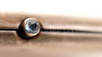 Ezüst(Ag) női cigarettatárca, címerrel díszítve, jelzett, nettó: 62,4 g /
Silver(Ag) cigarette case...