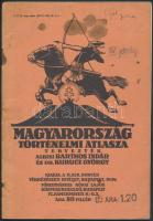 Magyarország Történelmi Atlasza. Tervezték Albisi Barthos Indár és Dr. Kurucz György. Bp., 1939, Magyar Királyi Honvéd Térképészeti Intézet. Kiadói, kissé foltos papírkötésben.