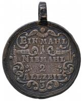 Német Államok / Nürnberg ~1675. Jelzetlen Ag szerelmi medál füllel (15,72g/30,5mm) T:2-,3 ph.
Germa...
