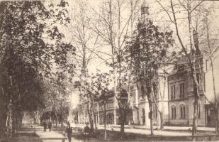 Apatin, Fő utca, városháza; kiadja Gasz / Main street, town hall