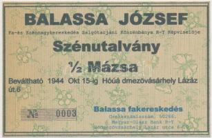 Budapest ~1940. "Budapesti Húsjegy" ívben, egy szelvény hiányzik csak, pecsételt + Hódmező...