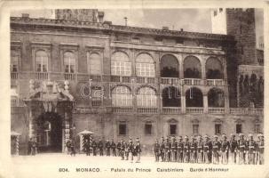 Monaco, Palais du Prince, Carabiniers, Garde d'Honneur / palace, guards