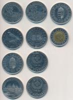 2002. 100Ft "Kossuth" + 2004-2007. 50Ft (9xklf) emlékkiadások T:2