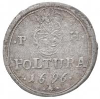 1696P-H Poltura Ag "I. Lipót" (0,95g) T:2 
Hungary 1696P-H Poltura Ag "Leopold I&quo...