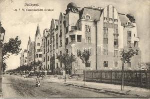 Budapest XIII. A MÁV Szent László utcai bérházai (EK)