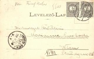 1899 Siklós, Belicsek-féle ház, Főszolgabírói hivatal, Római Katolikus templom, Városi fürdő, kiadja...