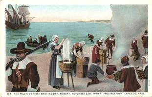 Provincetown, The Pilgrims first washing day in 1620