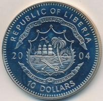 Libéria 2004. 10$ "Szabadság pillanatai-Mózes kivezeti népét Egyiptomból Kr.e. 1250" multi...