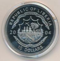 Libéria 2004. 10$ "Szabadság pillanatai-Ceausescu diktatúrájának bukása 1989" multicolor t...