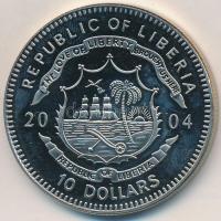 Libéria 2004. 10$ "Szabadság pillanatai-Teréz anya (Nobel-békedíj) 1979" multicolor tanúsí...