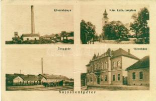Sajószentpéter with Glass-fabrik and Mine