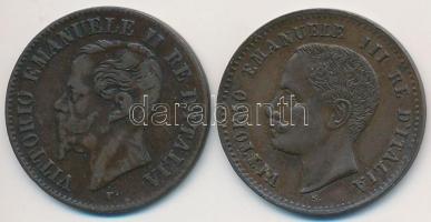 Olaszország 1861M 2c Cu + 1903R 2c Cu T:2,2-
Italy 1861M 2 Centesimi Cu + 1903R 2 Centesimi Cu C:XF...