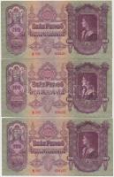 1930. 100P (8x) sorszámkövetők T:I,I-