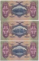 1930. 100P (8x) sorszámkövetők T:I,I-