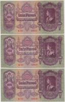 1930. 100P (8x) sorszámkövetők T:I,I-