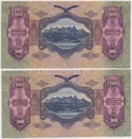 1930. 100P (8x) sorszámkövetők T:I,I-
