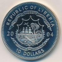 Libéria 2004. 10$ "Szabadság pillanatai-Jean d´Arc 1429." multicolor tanúsítvánnyal T:PP 
...
