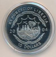 Libéria 2004. 10$ "Szabadság pillanatai - Simon Bolívar felszabadító harca 1819." multicol...