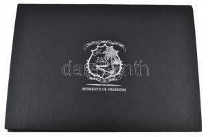 "Moments of Freedom - Republic of Liberia" érmetartó 24 férőhellyel használt állapotban
