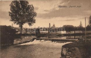 Késmárk, Kezmarok; Poprád folyó / river