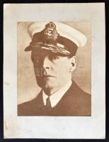 Otto Eduard Weddigen(1882-1915) német tengerész, U-9 tengeralattjáró egyik parancsnoka, későbbi fotó...