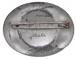 Német 3. Birodalom ~1935-1945. "Női Ifjúsági Birodalmi Munkaszolgálat" fém jelvénye, hátol...