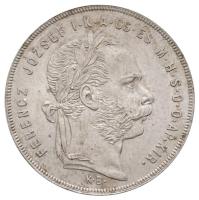 1879KB 1Ft Ag "Ferenc József / Középcímer" Körmöcbánya (12,31g) T:1-,2 Hungary 1879KB 1 Forint Ag "Franz Joseph" Kremnitz (12,31g) C:AU,XF Huszár: 2138., Unger III.: 1464.a, Adamo M15