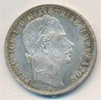 Ausztria 1861A 1Fl Ag "Ferenc József" T:2 kis patina  Austria 1861A 1 Florin Ag "Franz Joseph" C:XF small patina