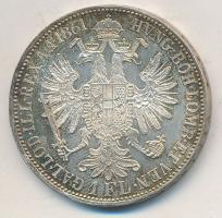 Ausztria 1861A 1Fl Ag "Ferenc József" T:2 kis patina 
Austria 1861A 1 Florin Ag "Fra...