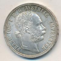 Ausztria 1885. 1Fl Ag "Ferenc József" T:2,1- ph. Austria 1885. 1 Florin Ag "Franz Joseph" C:XF,AU edge error