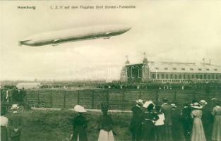 Hamburg with Zeppelin