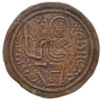 1172-1196. Rézpénz Cu "III. Béla" (2,52g) T:3 kis rep.  Huszár 72., Unger I.: 114.