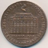 1867. Emlékül az 1865. évi Országgyűlés megnyitására / Éljen a Haza - Es Lebe Das Vaterland Br emlékérem (39mm) T:3 ph.  Hungary 1867. For opening of Parliament in 1865 Br medallion (39mm) C:F edge error