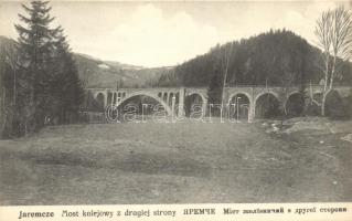 Yaremche, Jaremcze; Most kolejowy z dragiej strony / railway bridge