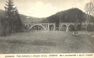 Yaremche, Jaremcze;  Most kolejowy z dragiej strony / railway bridge