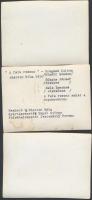 1936 3 db filmfotó a Falu rossza című filmből(Greguss Zoltán, Dayka Margit), egyik hátoldalon felira...
