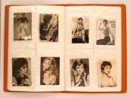 Retró színészfotók a 60-as, 70-es évek sztárjairól(Brigitte Bardot, Alain Delon, Roger Moor, Elke So...