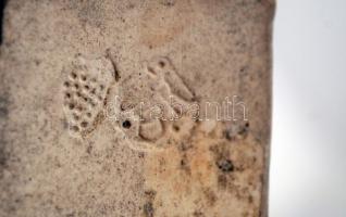 Bodrogkeresztúri kislány és kisfiú, kézzel festettek jelzettek, kis kopásnyomokkal, m: 11,5 ill. 12 ...