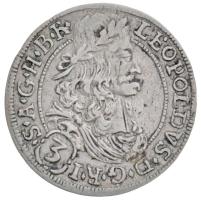 Ausztria 1693. 3kr Ag "I. Lipót" Hall T:2- patina Austria 1693. 3 Kreuzer Ag "Leopold I" Hall C:VF patina