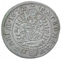 1672K-B VIkr Ag "I. Lipót" (3,47g) T:2 patina, ph.
Huszár: 1450., Unger II.: 1072