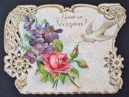 2 db régi szentkép, cca 7,5×11 cm